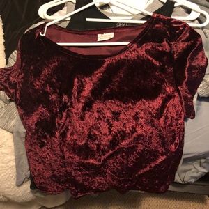velvet shirt